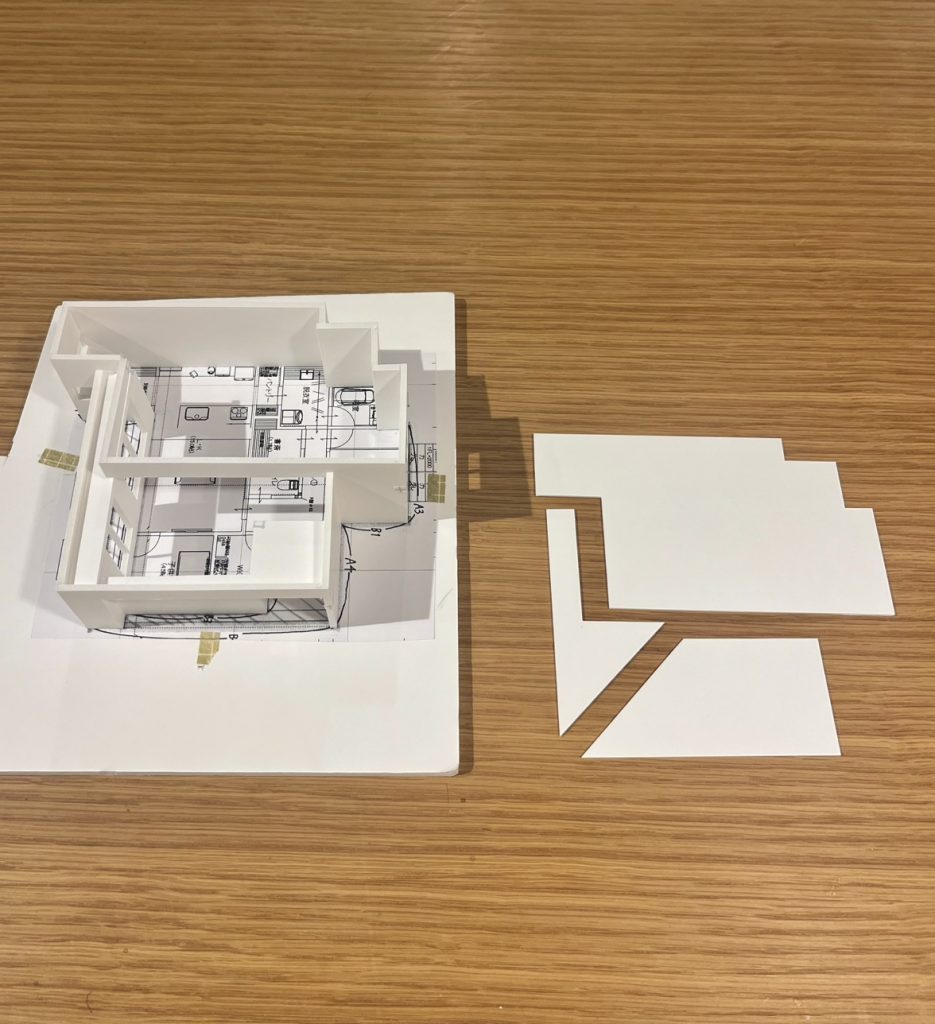4グランハウス設計アシスタントの仕事ｰ模型
