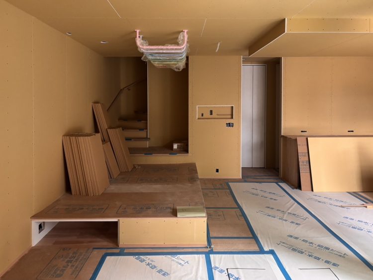 グランハウス-グランハウス一級建築士事務所ー木完案内-大工工事完了-現場案内