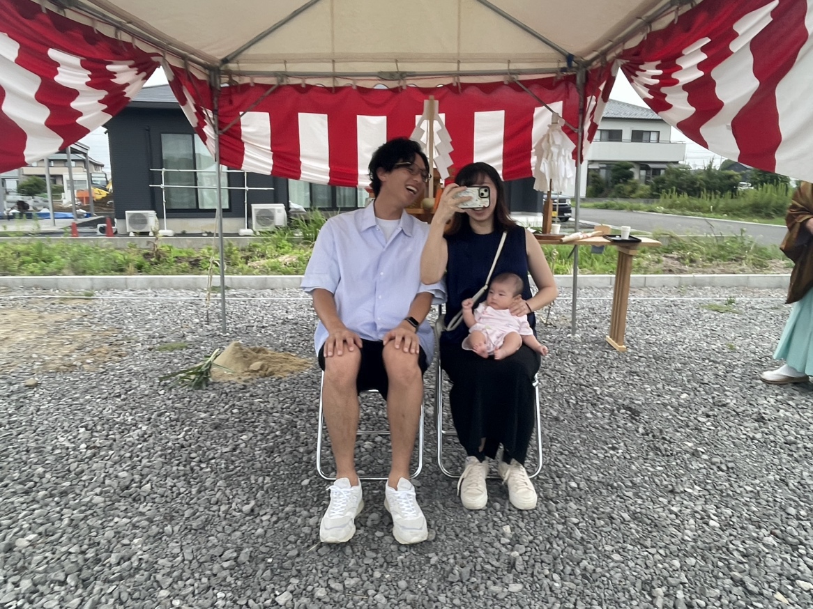 グランハウス‐グランハウス一級建築士事務所‐地鎮祭‐記念写真‐家づくりの思い出