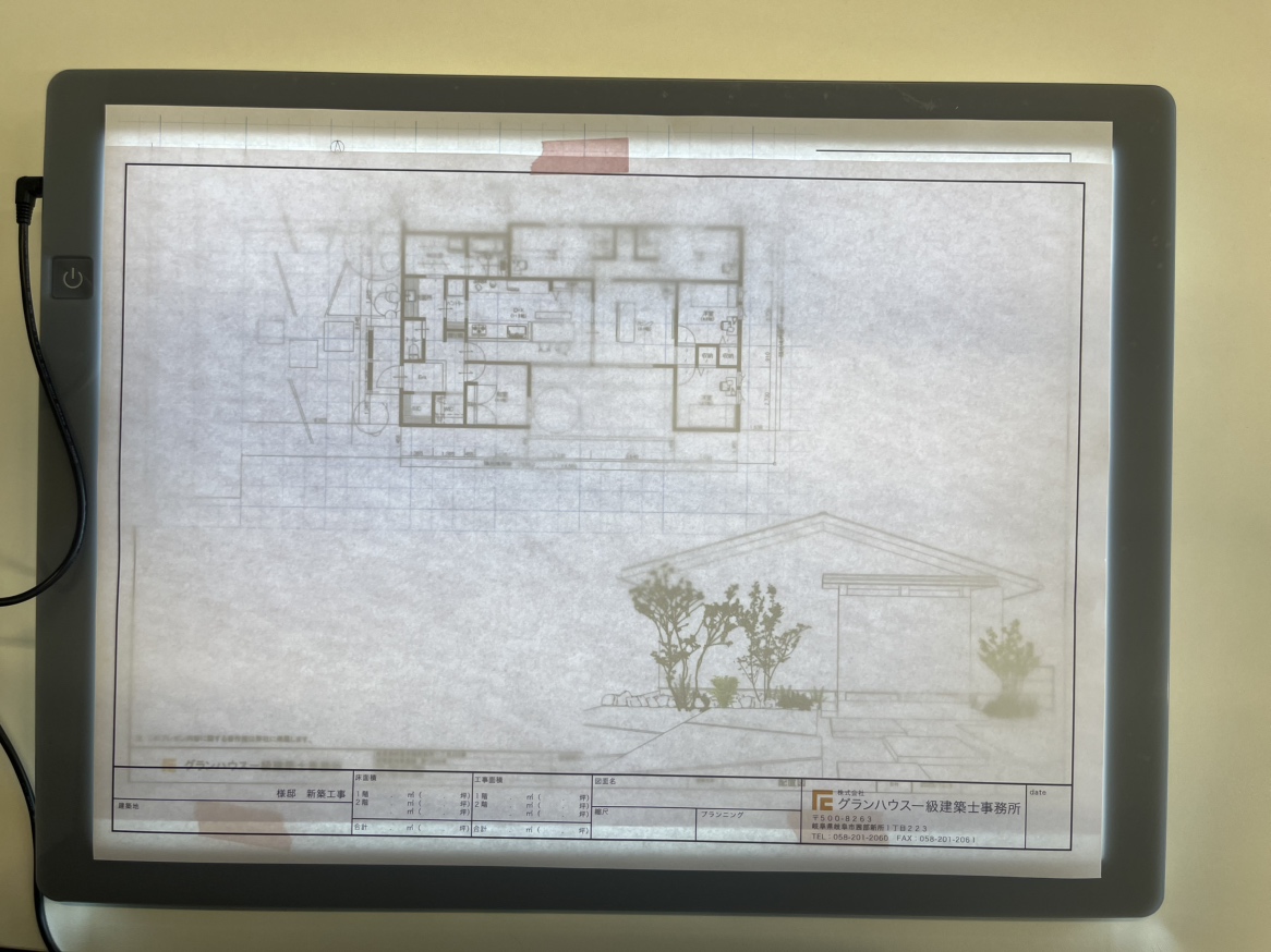 ３グランハウス設計アシスタントの仕事内容手描き