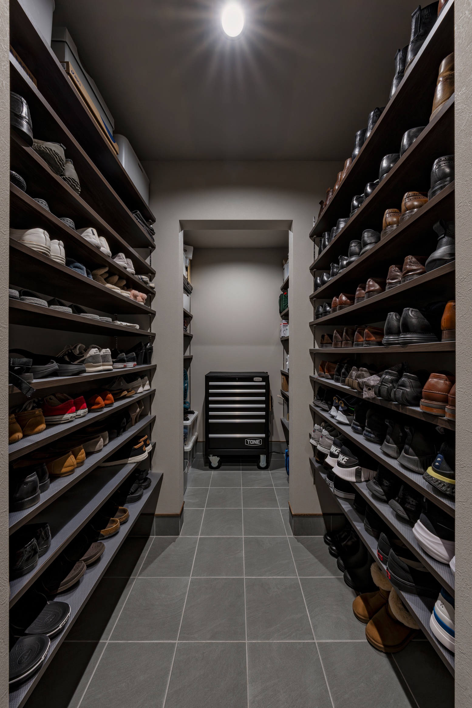 グランハウス‐グランハウス一級建築士事務所‐玄関収納-土間収納-シューズクローゼット‐可動棚