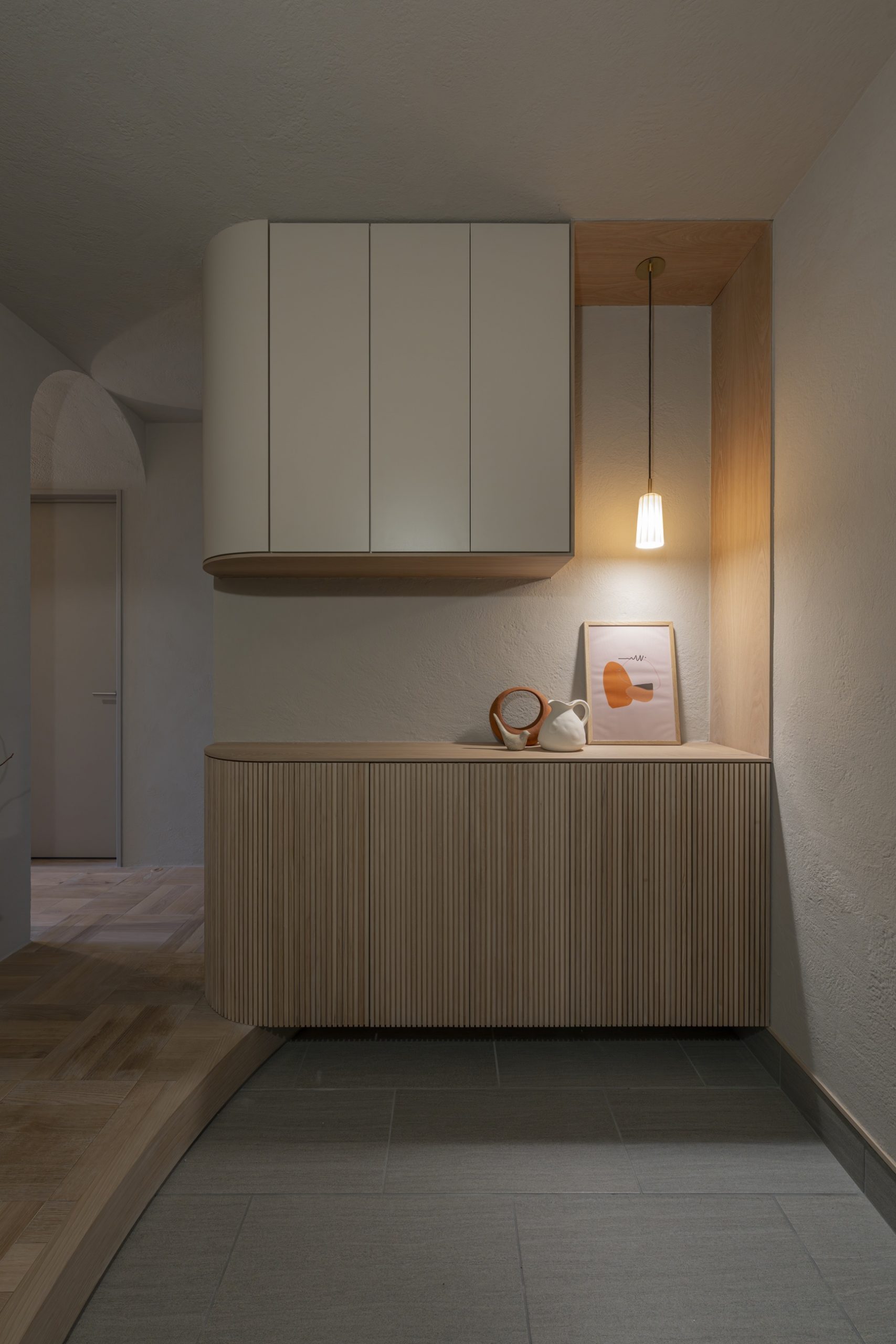 グランハウス‐グランハウス一級建築士事務所‐造作収納-下足箱-ペンダントライト