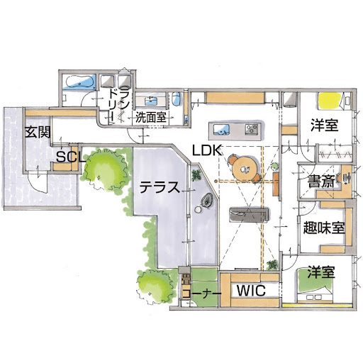 グランハウス　間取り