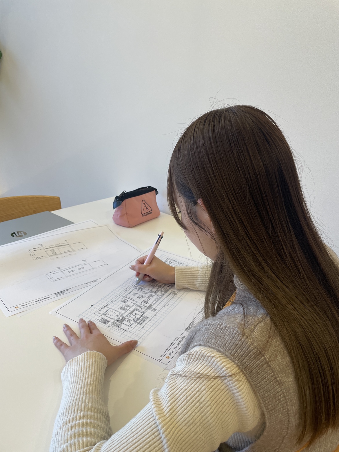 1グランハウス設計アシスタントの仕事-模型作成