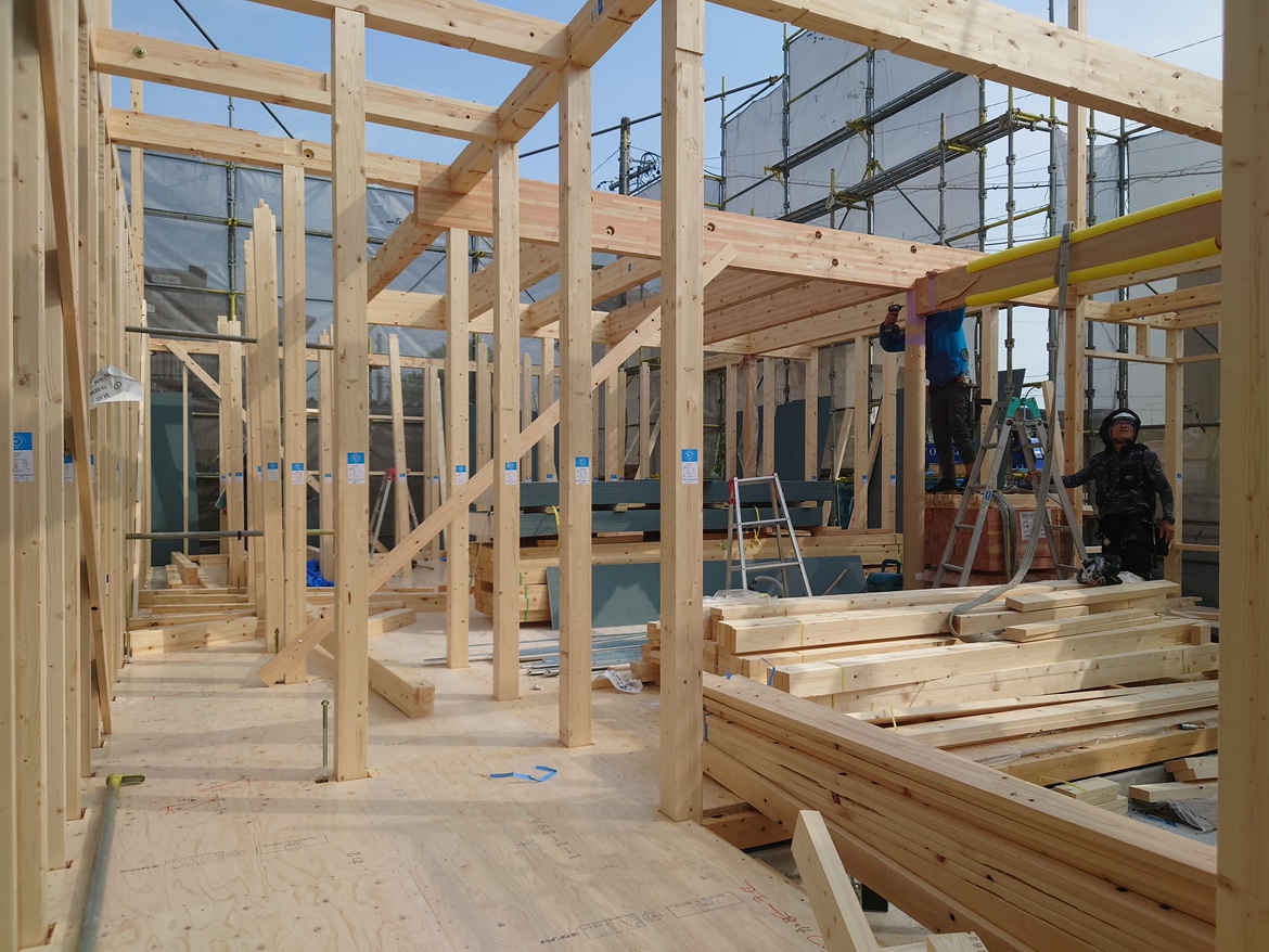 グランハウス-グランハウス一級建築士事務所-上棟