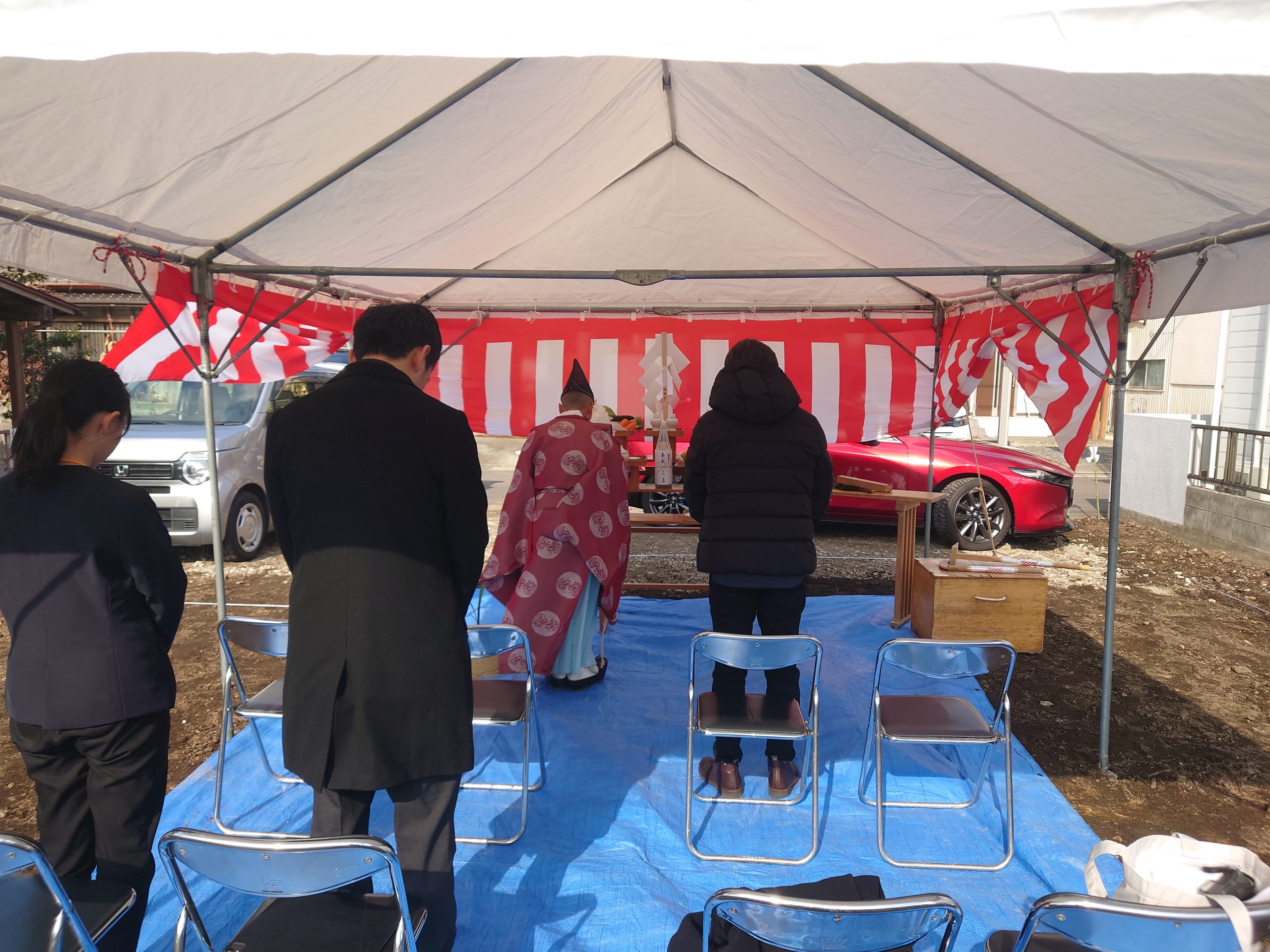 グランハウス-グランハウス一級建築士事務所-現場-地鎮祭-現場管理