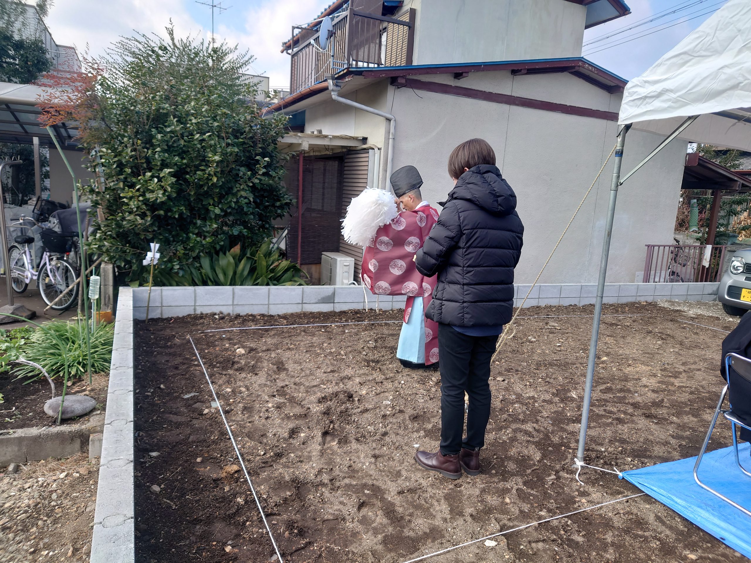 グランハウス-グランハウス一級建築士事務所-現場-地鎮祭-現場管理
