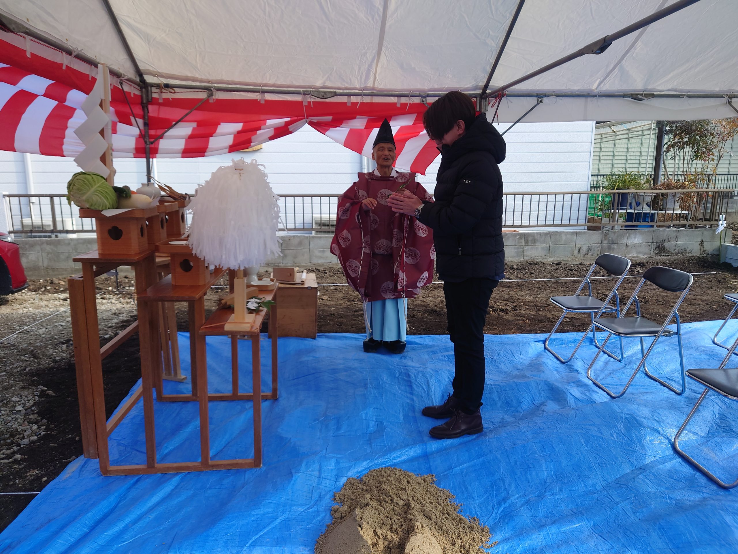 2グランハウス-グランハウス一級建築士事務所-現場-地鎮祭-現場管理