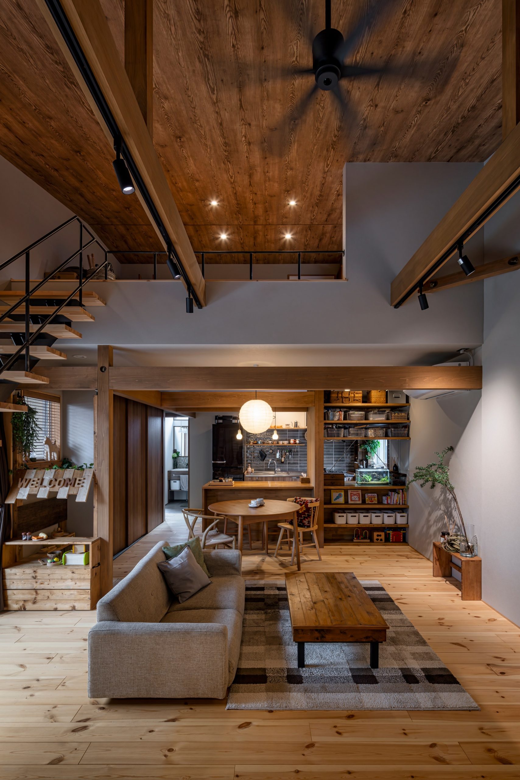 グランハウス‐グランハウス一級建築士事務所‐吹き抜け‐吹き抜けと音の関係