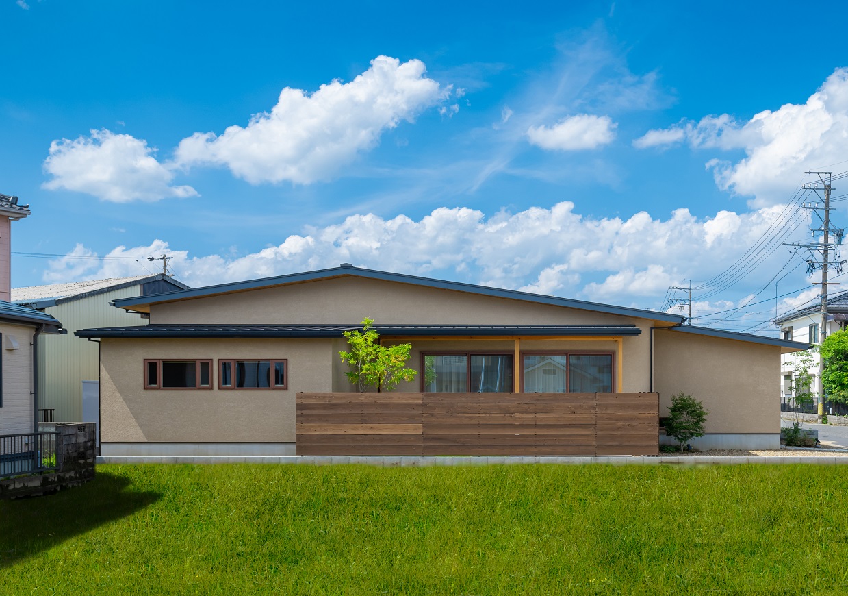 グランハウス‐グランハウス一級建築士事務所‐外観-塗り壁-シンプル‐モダン‐和モダン‐上品