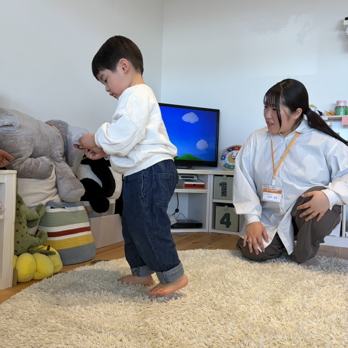 4グランハウス四日市スタジオキッズスペースでの様子