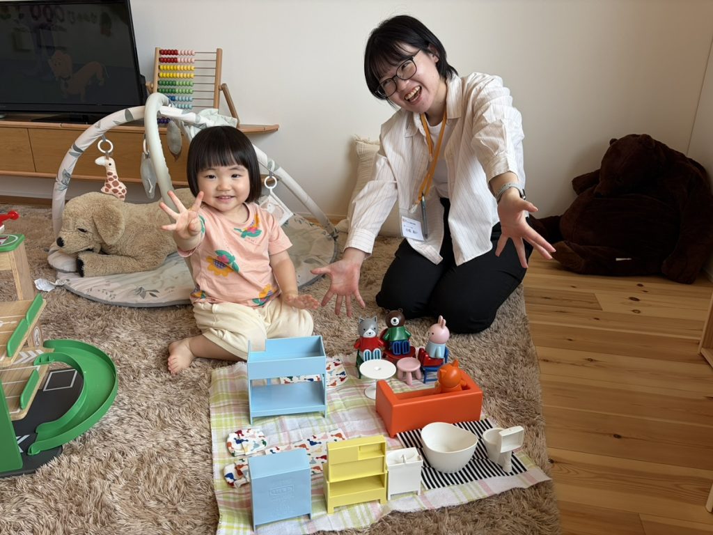 3グランハウス春日井スタジオキッズスペースでの様子