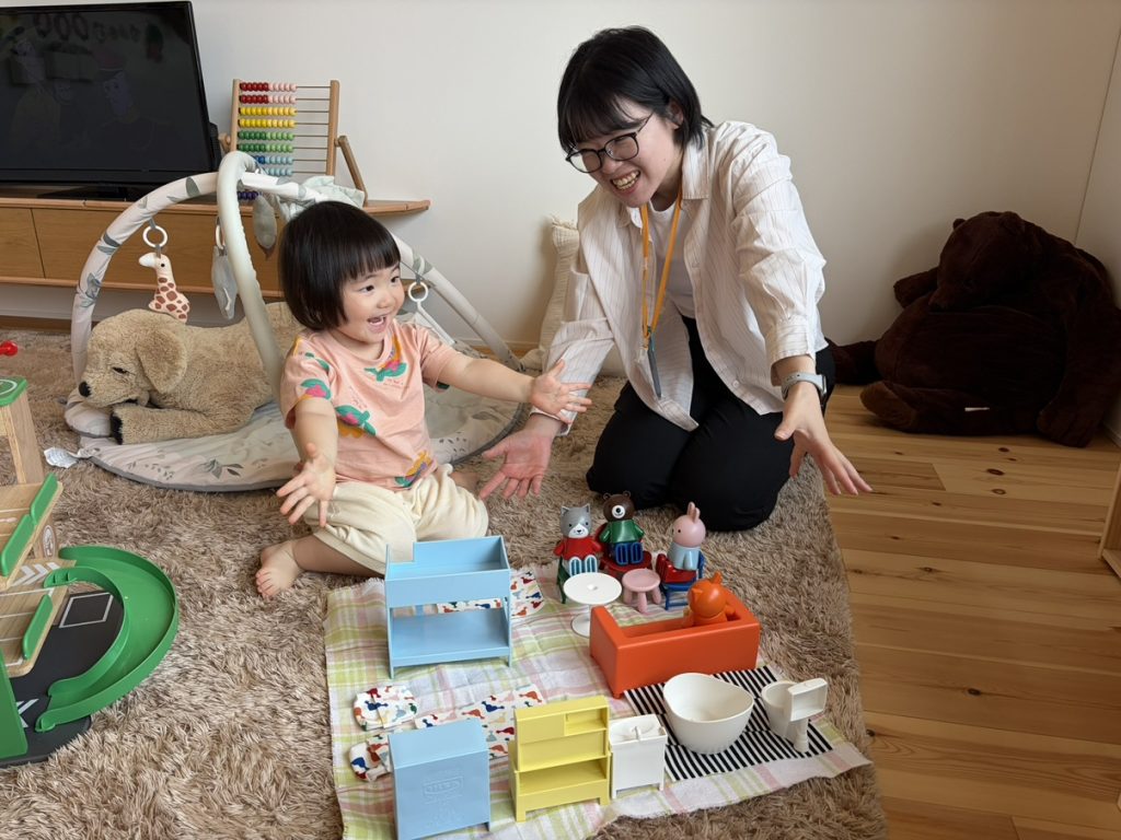 2グランハウス春日井スタジオキッズスペースでの様子