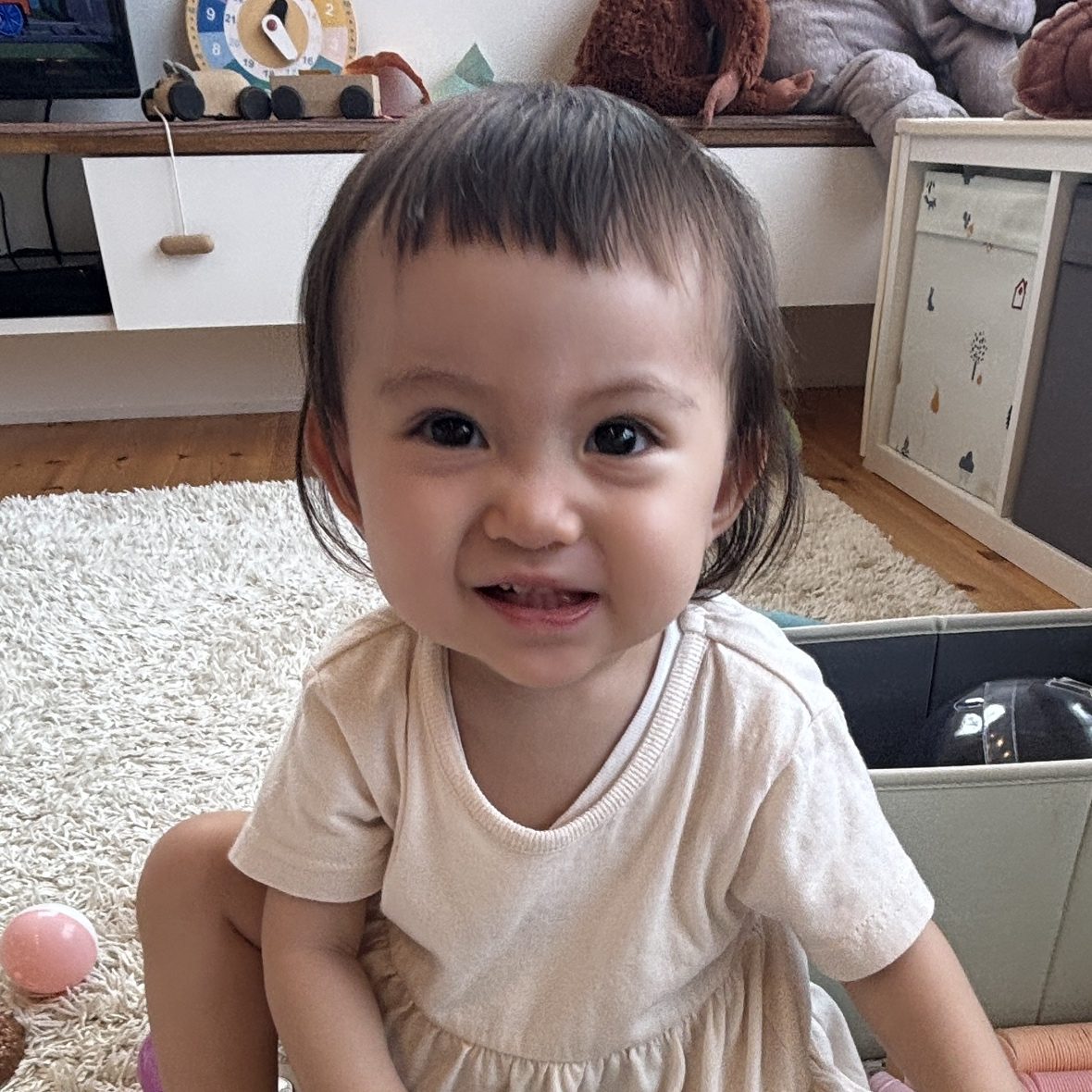 キッズスペースでのSちゃんの様子☆
